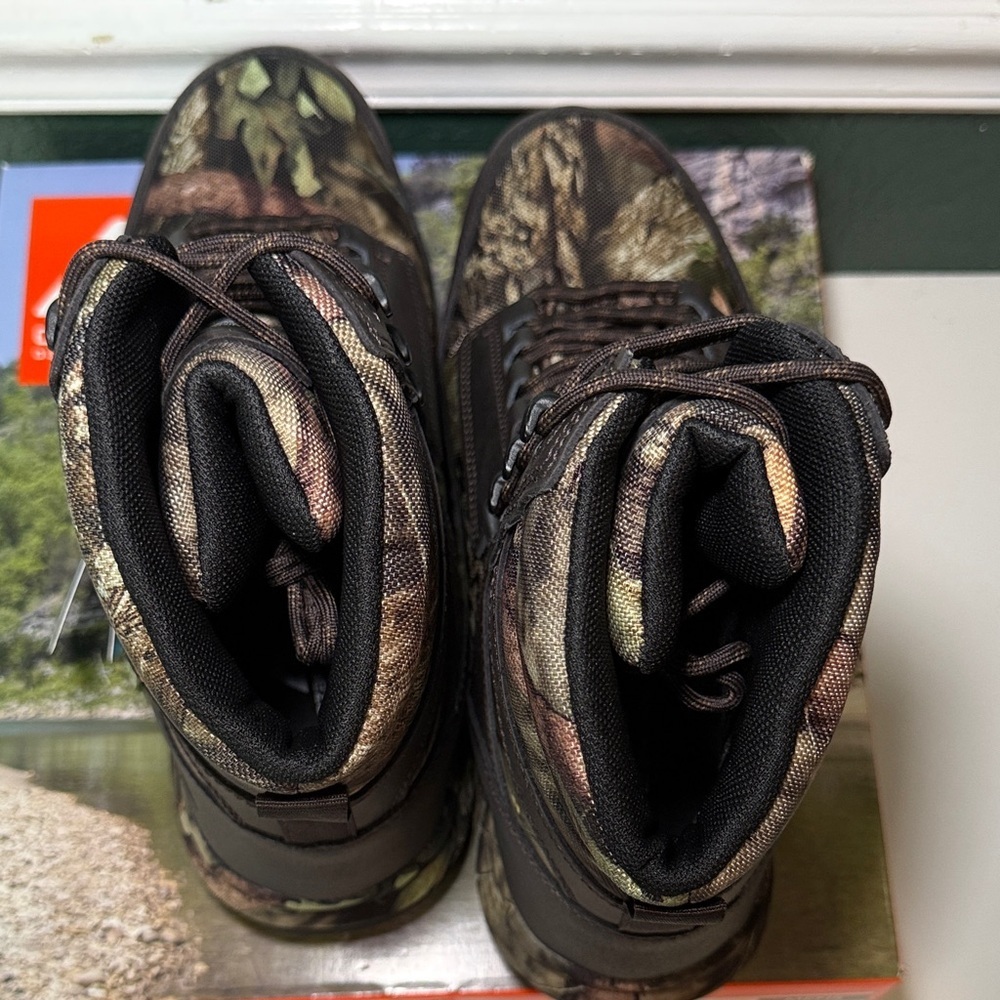 NEW! Ozark Trail Mossy Oak Men's Camo Hunting Boots Size 13 - Picture 13 of 16